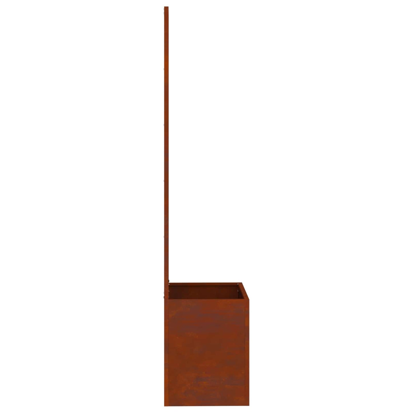 Garden Privacy Screen Floral Rusty 50 x 150 cm Weathering steel