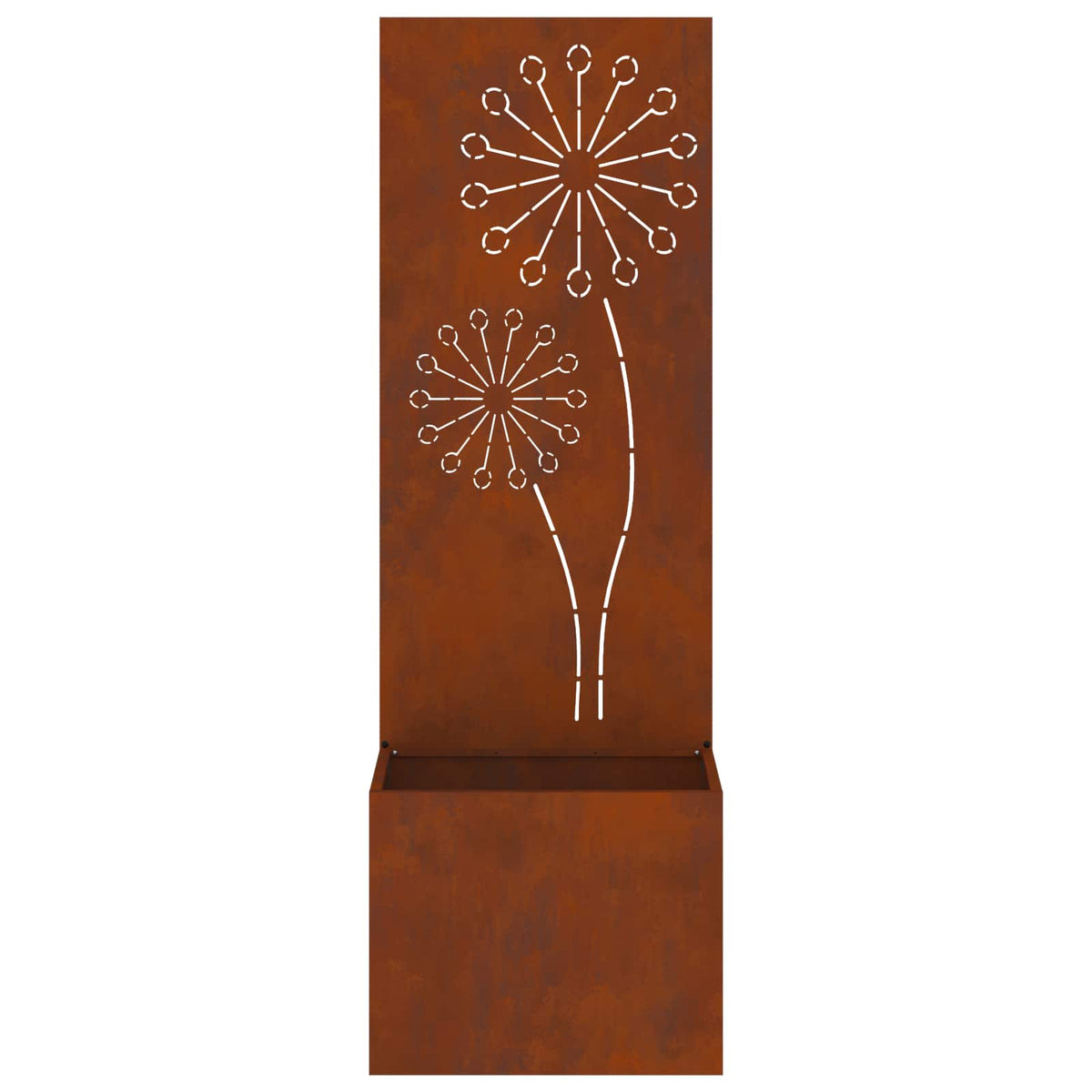 Garden Privacy Screen Rusty 50 x 32 x 150 cm Weathering steel