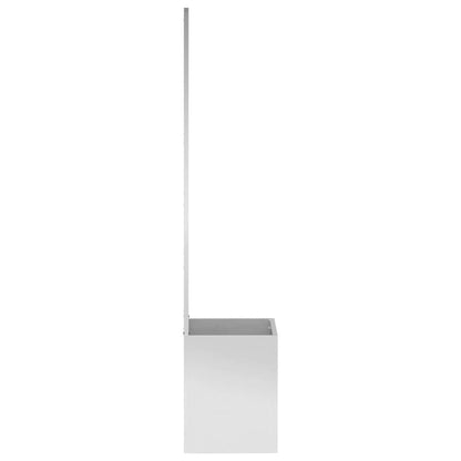 Garden Privacy Screen Silver 50 x 32 x 150 cm Galvanised steel