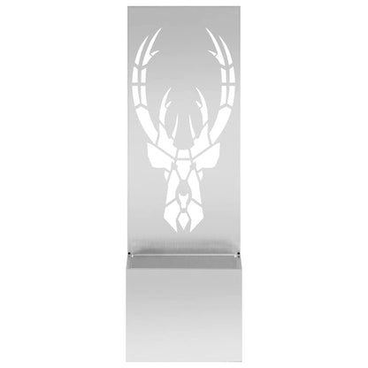 Garden Privacy Screen Silver 50 x 150 cm Galvanised steel
