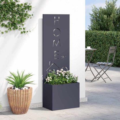 Garden Privacy Screen Anthracite 50 x 150 cm Cold-rolled steel