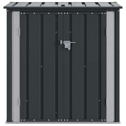 Garden Storage Box Black 101.5 x 57 x 100.5 cm Steel