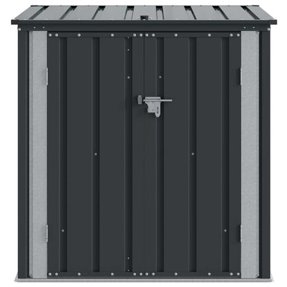 Garden Storage Box Black 101.5 x 82 x 100 cm Steel