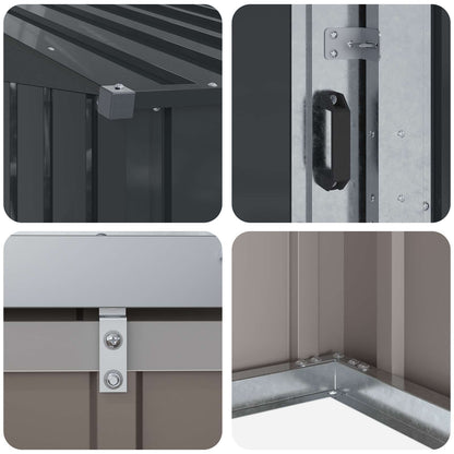 Garden Sheds Anthracite 137 x 81 x 180 cm Metal