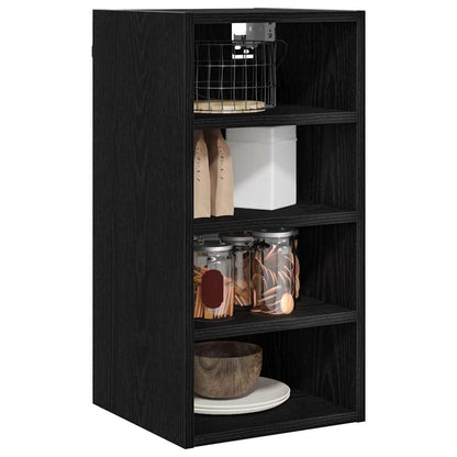 Hanging Cabinet Black oak 30 x 29.5 x 60 cm Engineered Wood