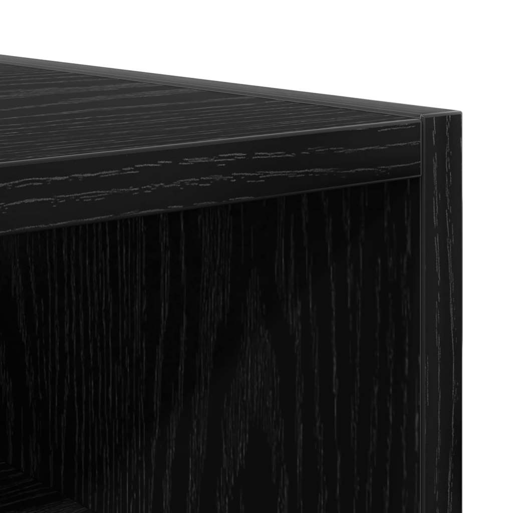Hanging Cabinet Black oak 40 x 29.5 x 60 cm Engineered Wood