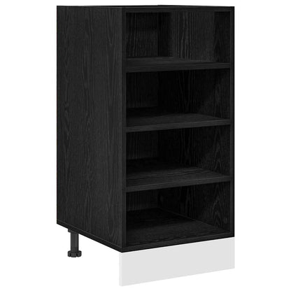 Kitchen Base Cabinet with Drawer Black oak 40 x 44.5 x 81.5 cm