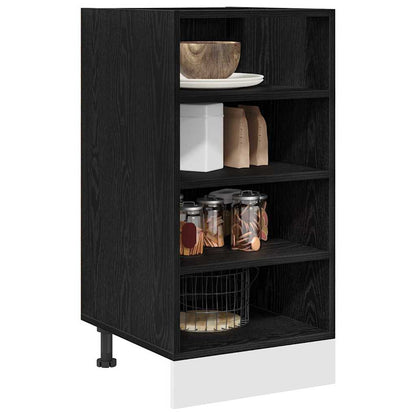 Kitchen Base Cabinet with Drawer Black oak 40 x 44.5 x 81.5 cm