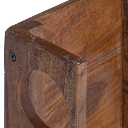 Rack Brown 24 x 13 x 54 cm Solid Mahogany Wood