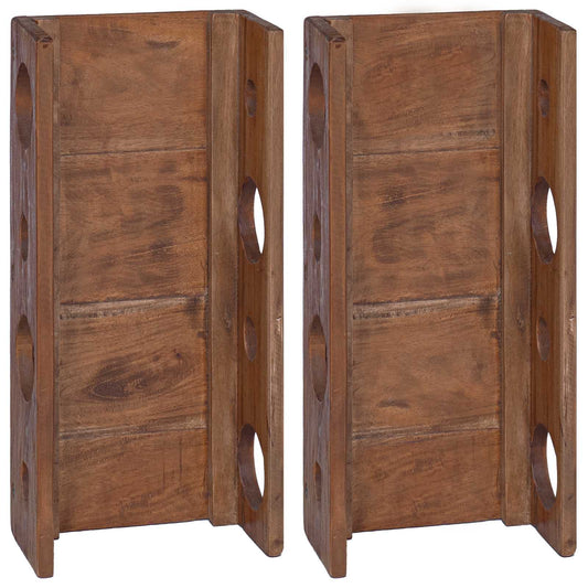 Rack Brown 24 x 13 x 54 cm Solid Mahogany Wood