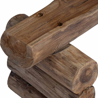 Bench Natural 110 x 30 x 34 cm Solid Teak Wood