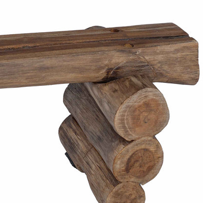 Bench Natural 110 x 30 x 34 cm Solid Teak Wood
