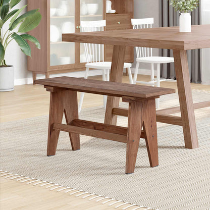 Bench Natural 100 x 30 x 51 cm Solid Reclaim wood