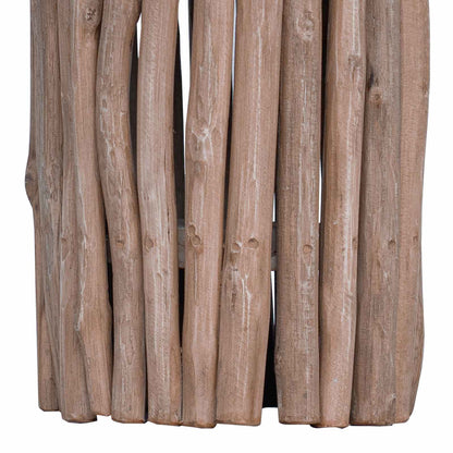 Stool Natural 30 x 30 x 45 cm Solid Teak Wood