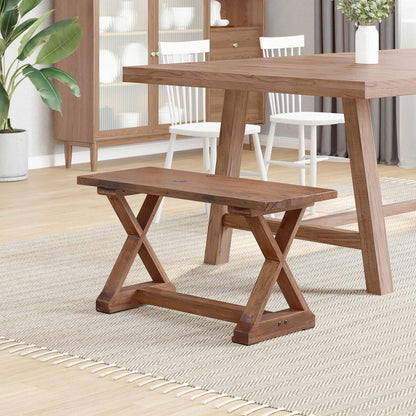 Bench Natural 85 x 35 x 46 cm Solid Reclaim wood