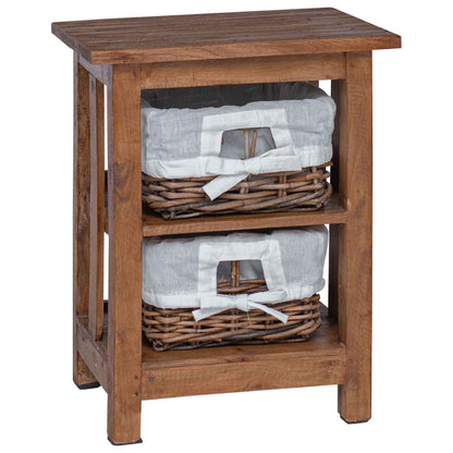 Side Table Brown 38 x 28 x 50 cm Solid Mahogany wood