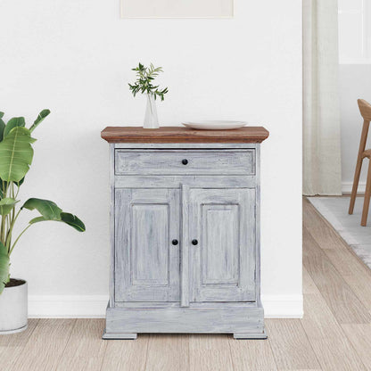 Storage Cabinet 63 x 30 x 79 cm Solid Mahogany Wood