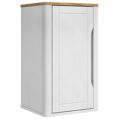 Bathroom Furniture Set FLORO 4 pcs White Solid Pine Wood
