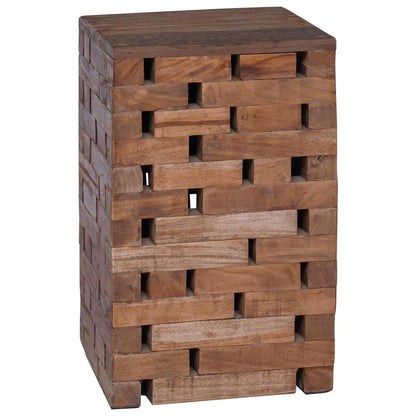 Stool Natural 29 x 29 x 48 cm Solid Reclaim wood