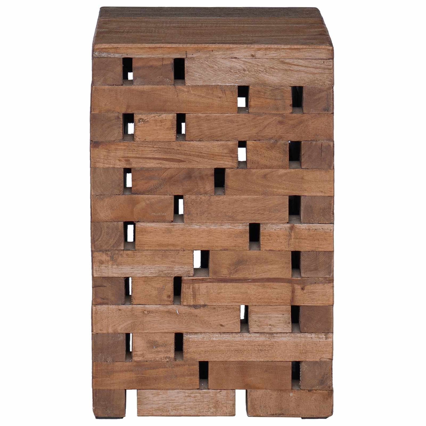 Stool Natural 29 x 29 x 48 cm Solid Reclaim wood