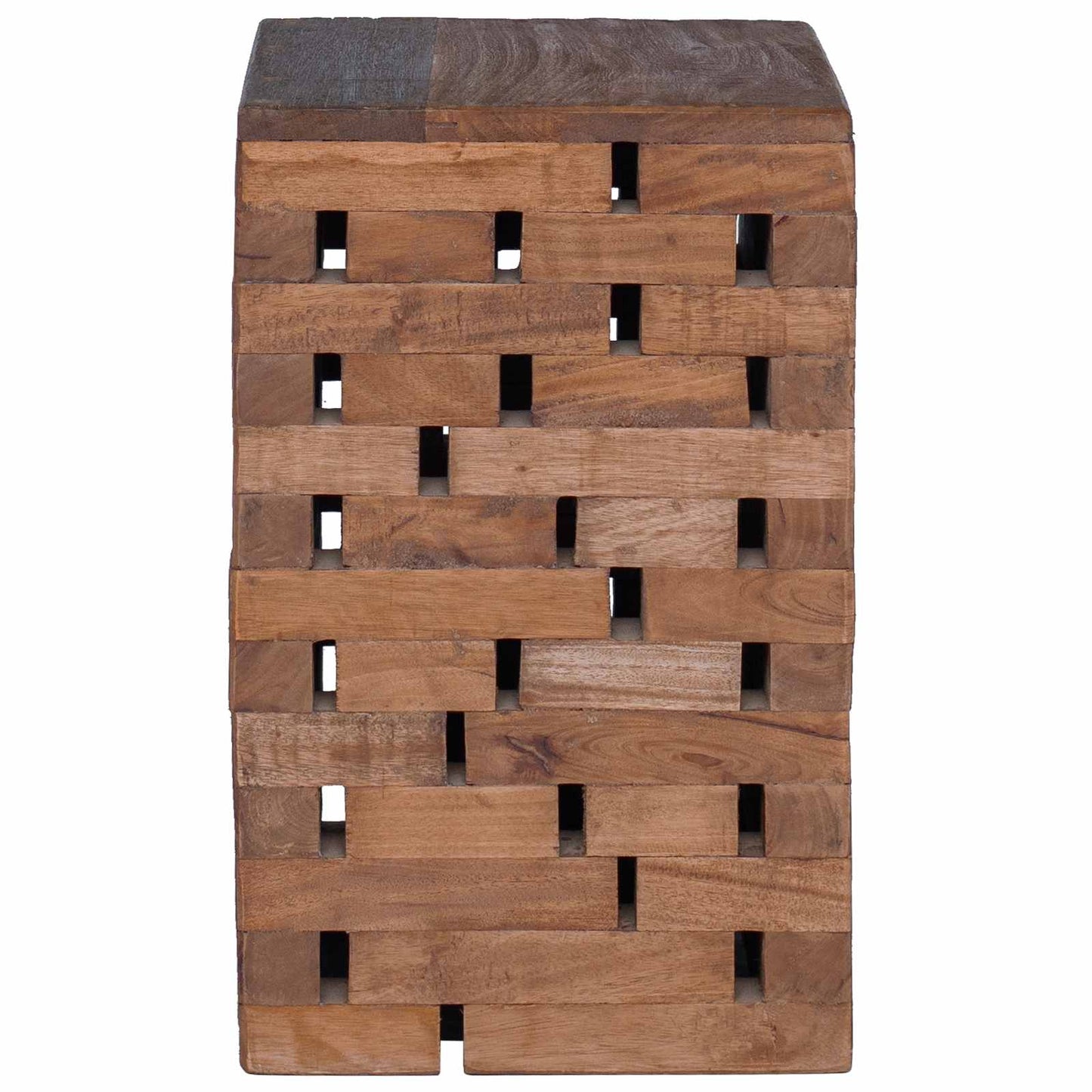 Stool Natural 29 x 29 x 48 cm Solid Reclaim wood