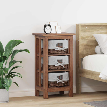 Side Table Brown 38 x 28 x 72 cm Solid Mahogany wood
