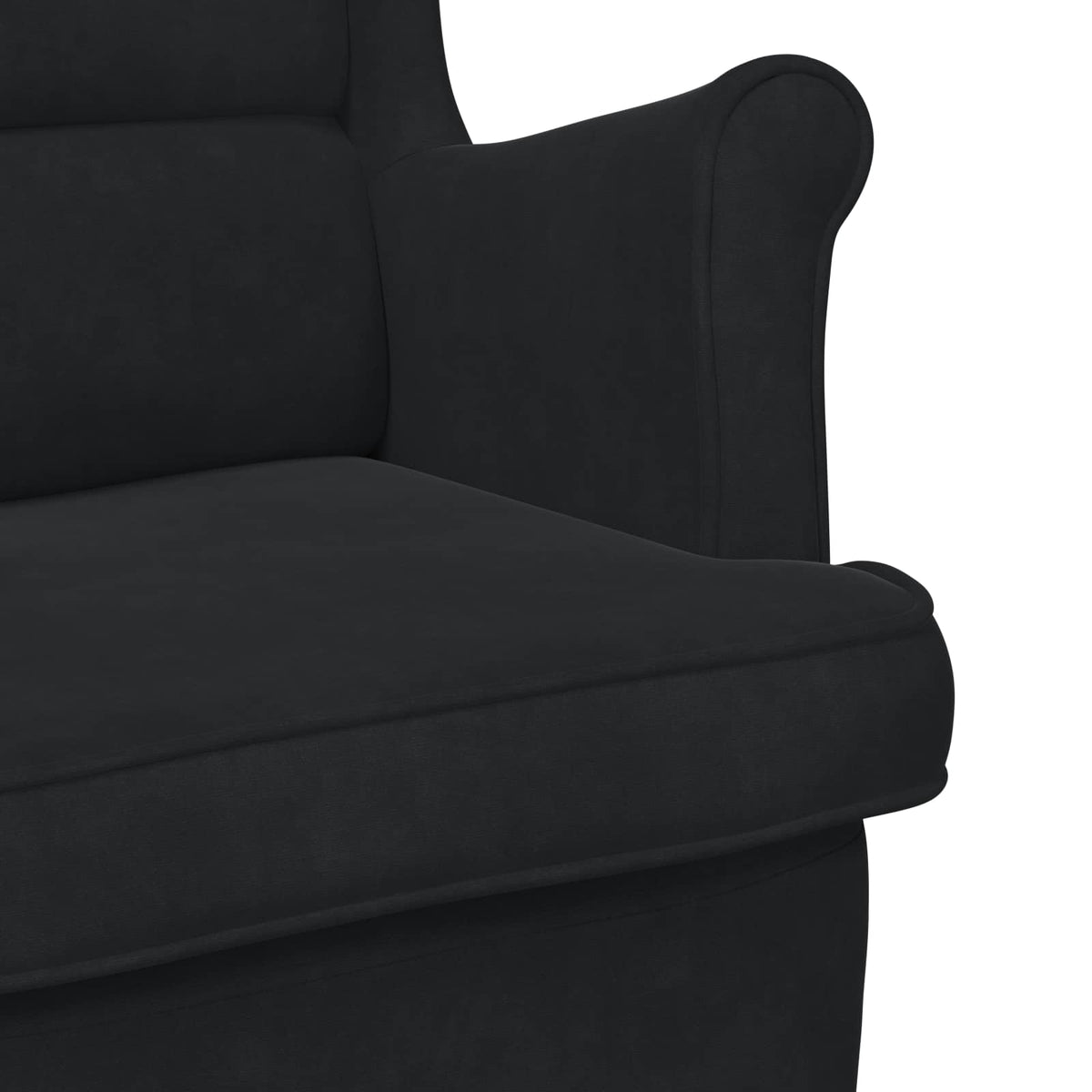 Armchair Black Velvet