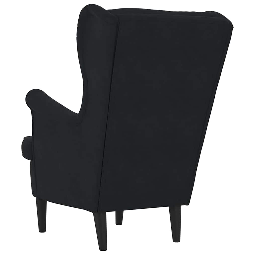 Armchair Black 71 x 92 x 91 cm Velvet
