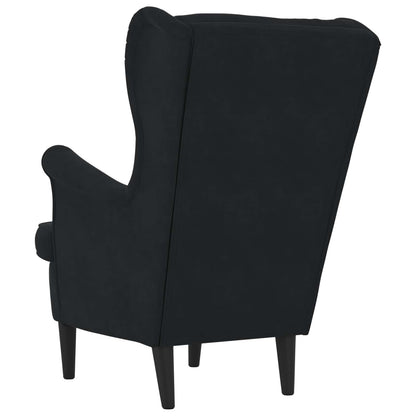 Armchair Black Velvet