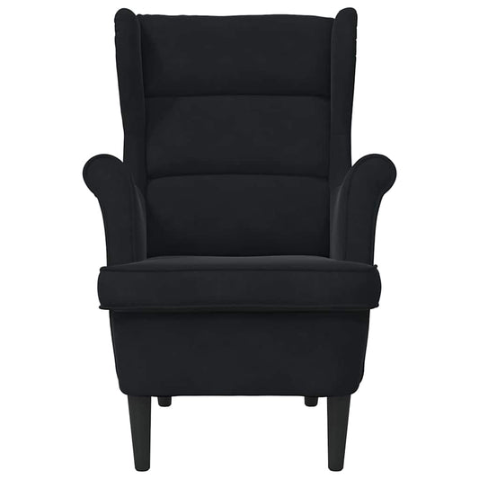 Armchair Black 71 x 92 x 91 cm Velvet