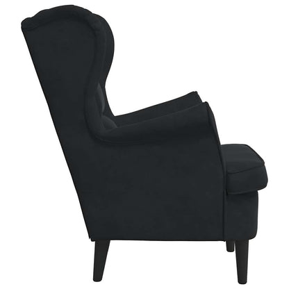 Armchair Black 71 x 92 x 91 cm Velvet