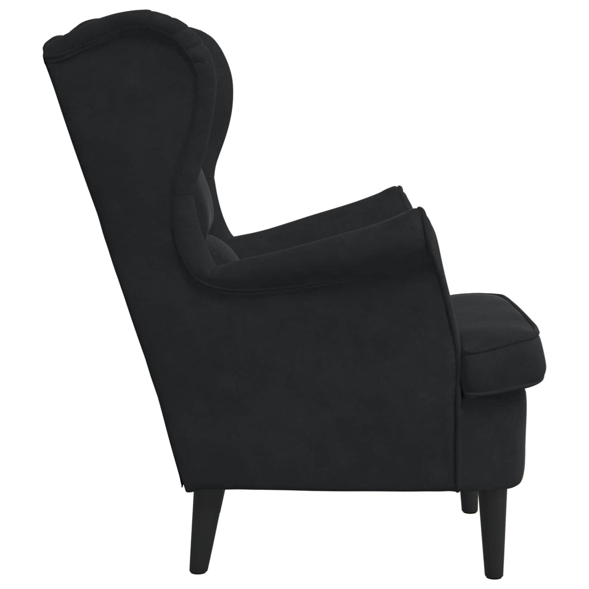 Armchair Black Velvet