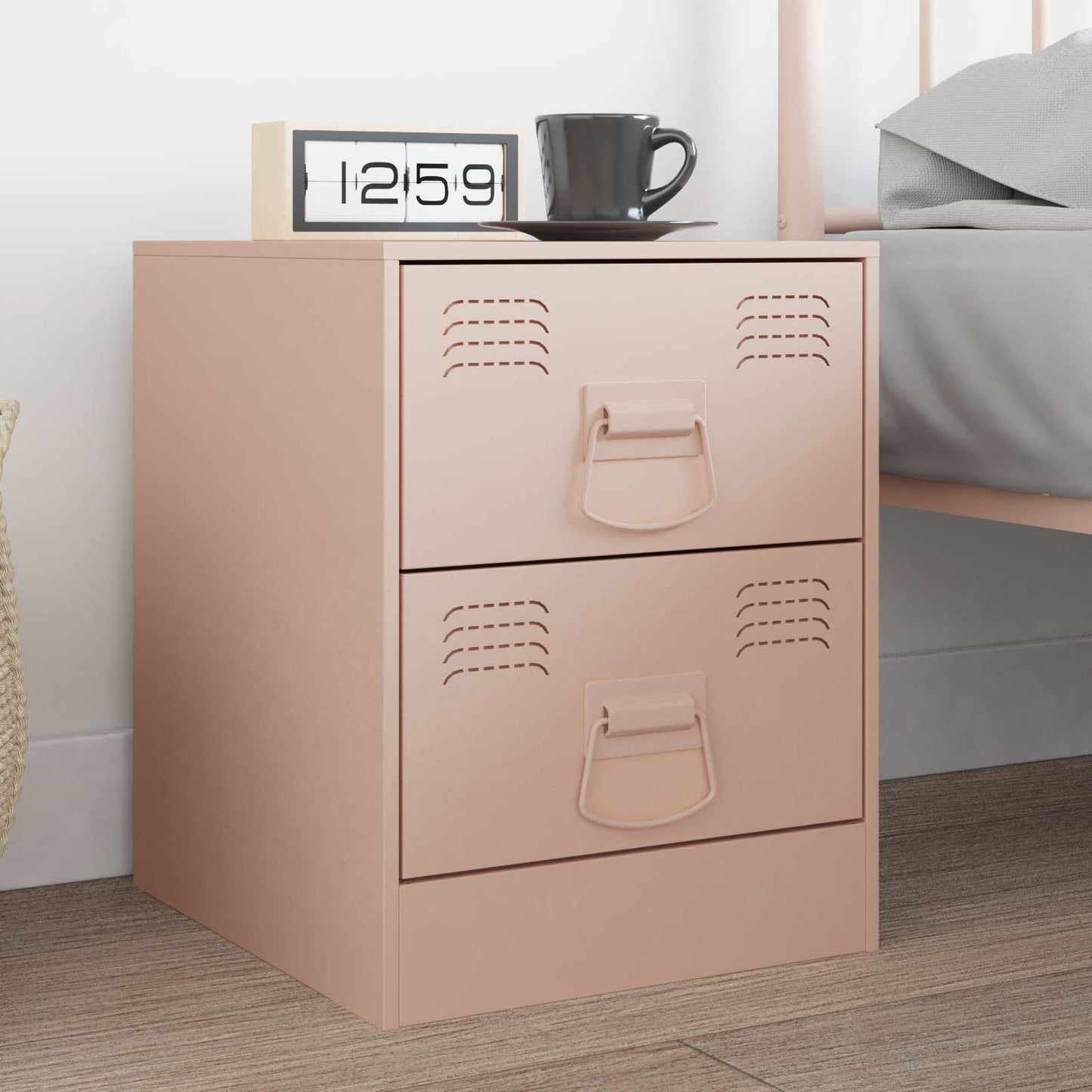 Cabinet Handles 2 pcs Pink 85 x 45 mm Metal