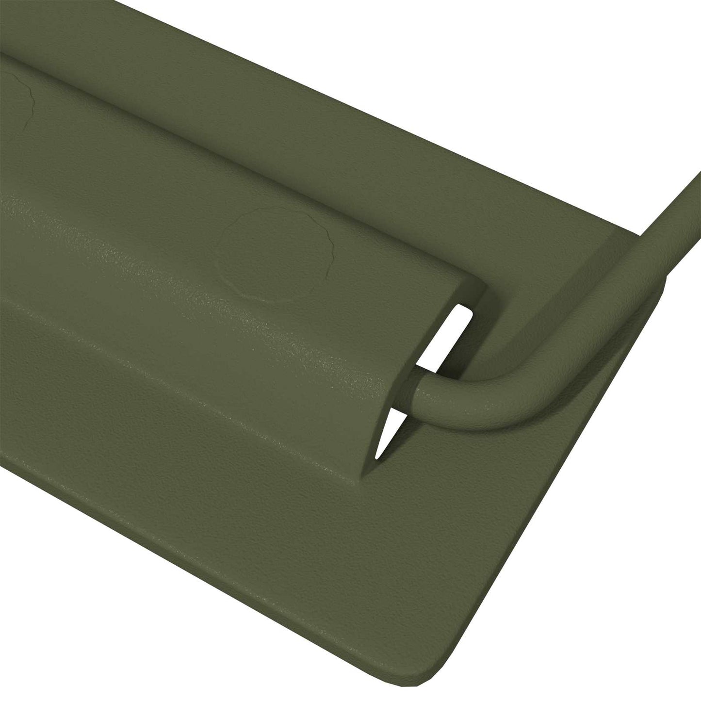 Cabinet Handles 2 pcs Olive Green 85 x 45 mm Metal