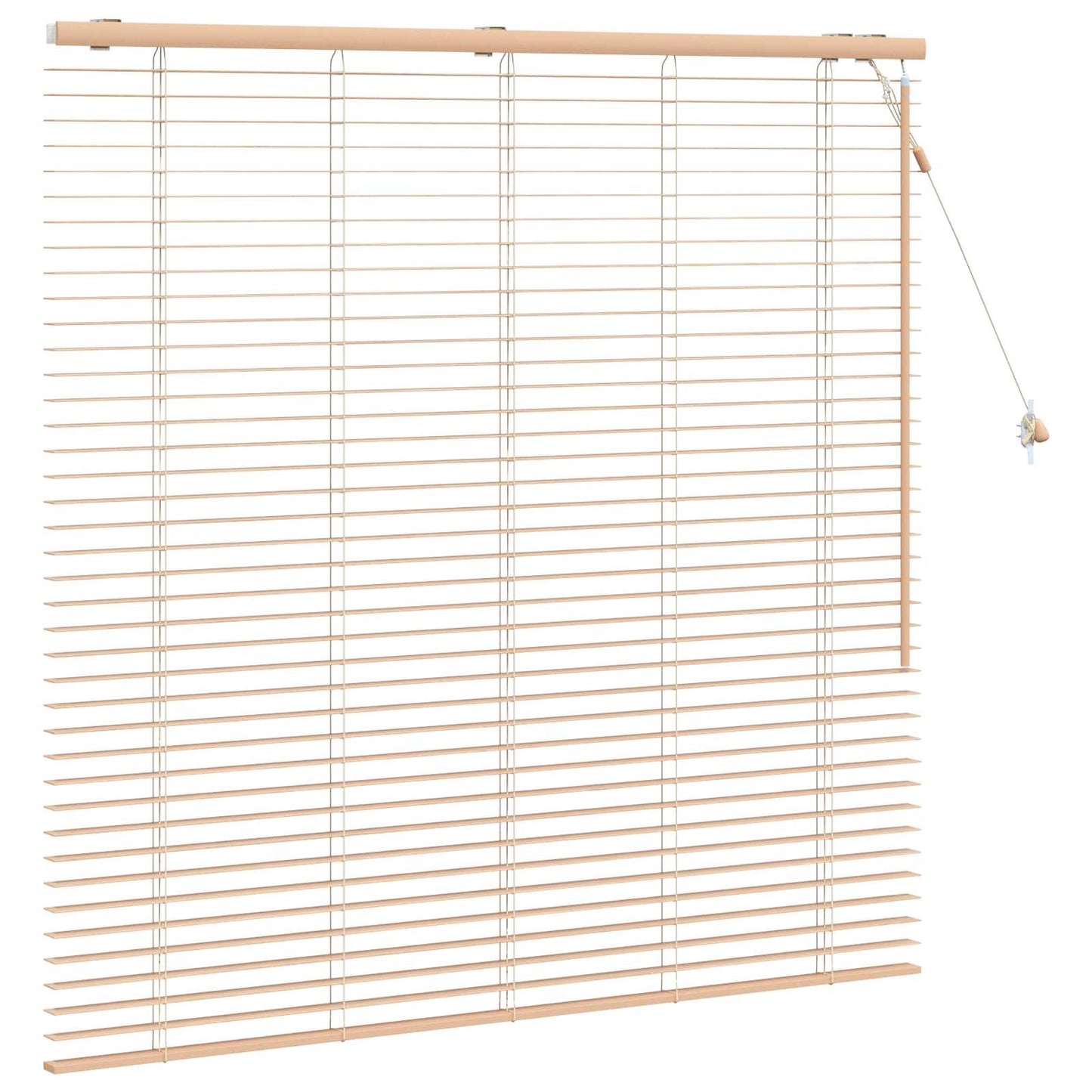 Venetian Blind Oak Look 140 x 130 cm 35 mm Solid Paulownia Wood