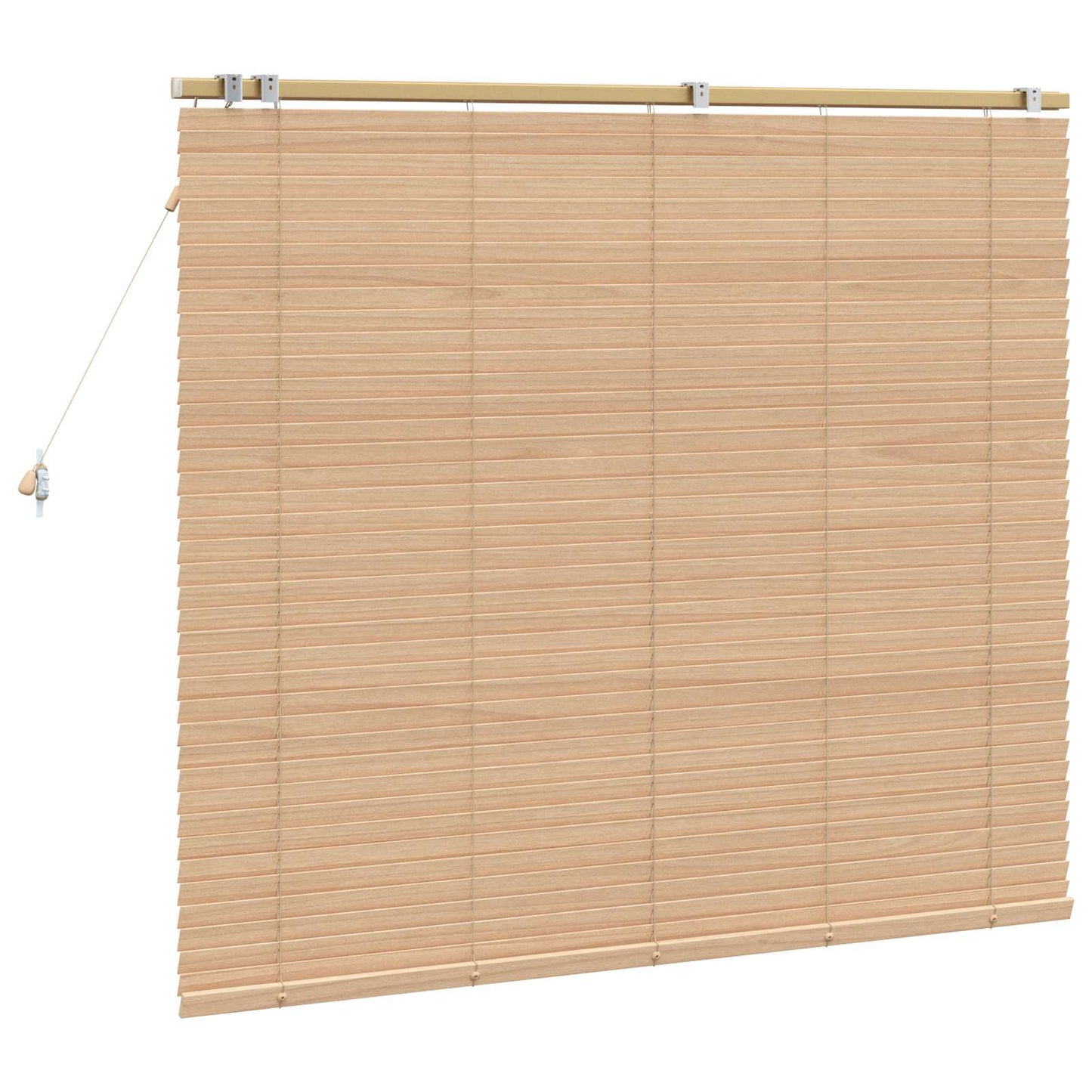 Venetian Blind Oak Look 150 x 130 cm 35 mm Solid Paulownia Wood