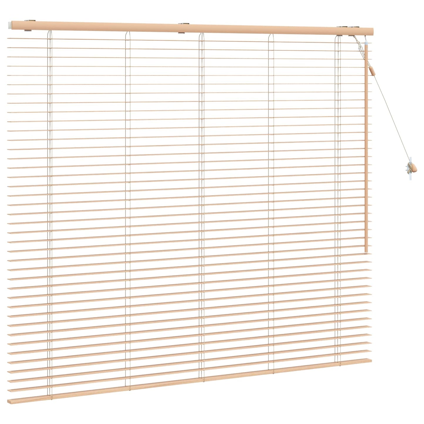 Venetian Blind Oak Look 155 x 130 cm 35 mm Solid Paulownia Wood