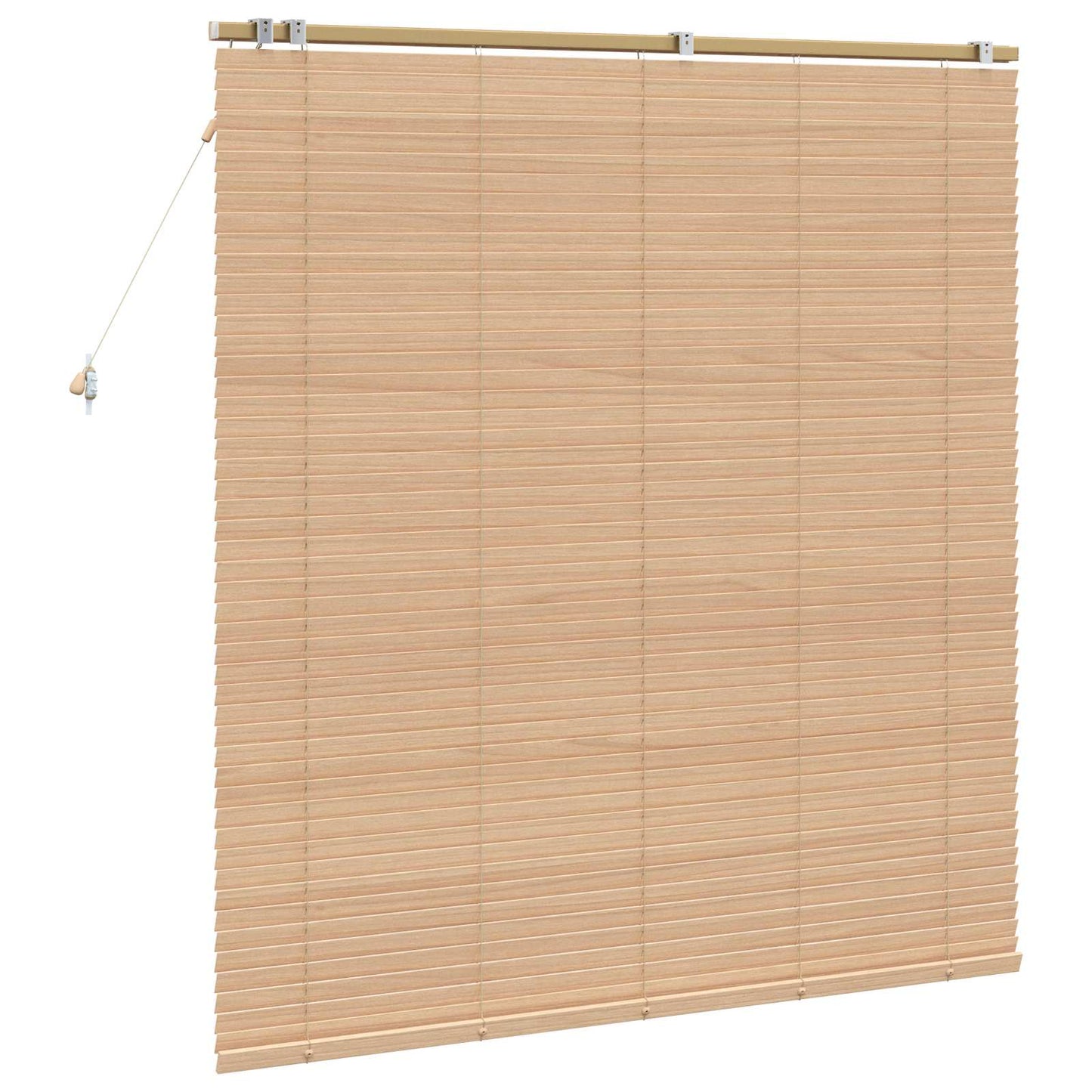 Venetian Blind Oak Look 150 x 160 cm 35 mm Solid Paulownia Wood