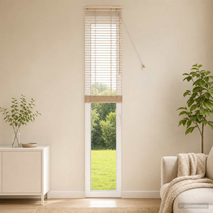 Venetian Blind Oak Look 40 x 250 cm 35 mm Solid Paulownia Wood