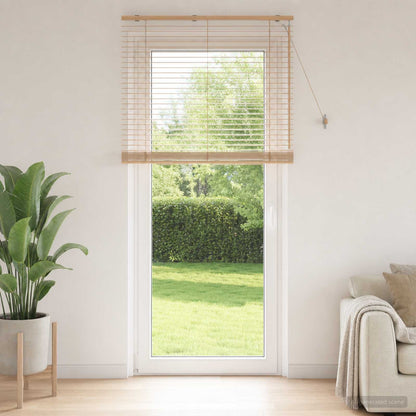 Venetian Blind Oak Look 120 x 250 cm 35 mm Solid Paulownia Wood