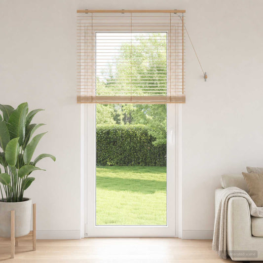 Venetian Blind Oak Look 105 x 250 cm 35 mm Solid Paulownia Wood