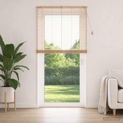 Venetian Blind Oak Look 130 x 250 cm 35 mm Solid Paulownia Wood