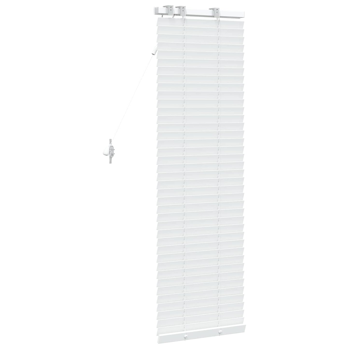 Venetian Blind White 40 x 130 cm 35 mm Solid Paulownia Wood