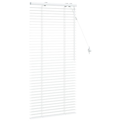 Venetian Blind White 65 x 130 cm 35 mm Solid Paulownia Wood