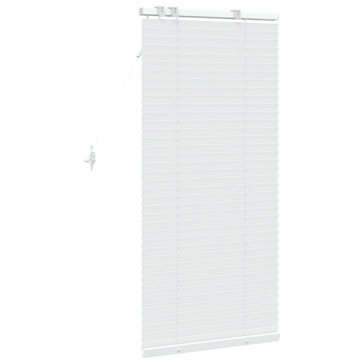 Venetian Blind White 65 x 130 cm 35 mm Solid Paulownia Wood