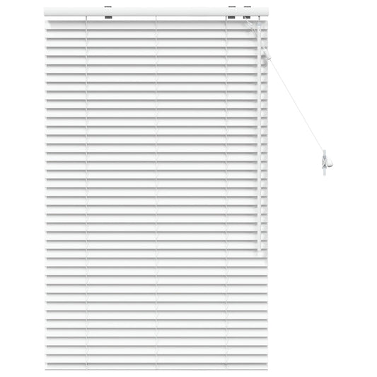 Venetian Blind White 80 x 130 cm 35 mm Solid Paulownia Wood