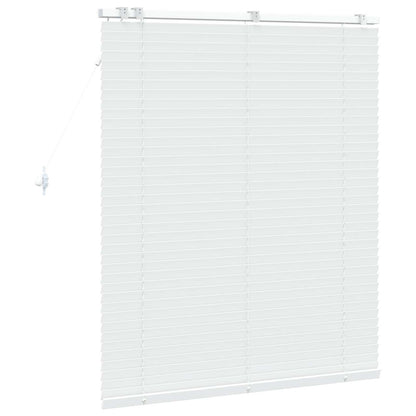 Venetian Blind White 100 x 130 cm 35 mm Solid Paulownia Wood