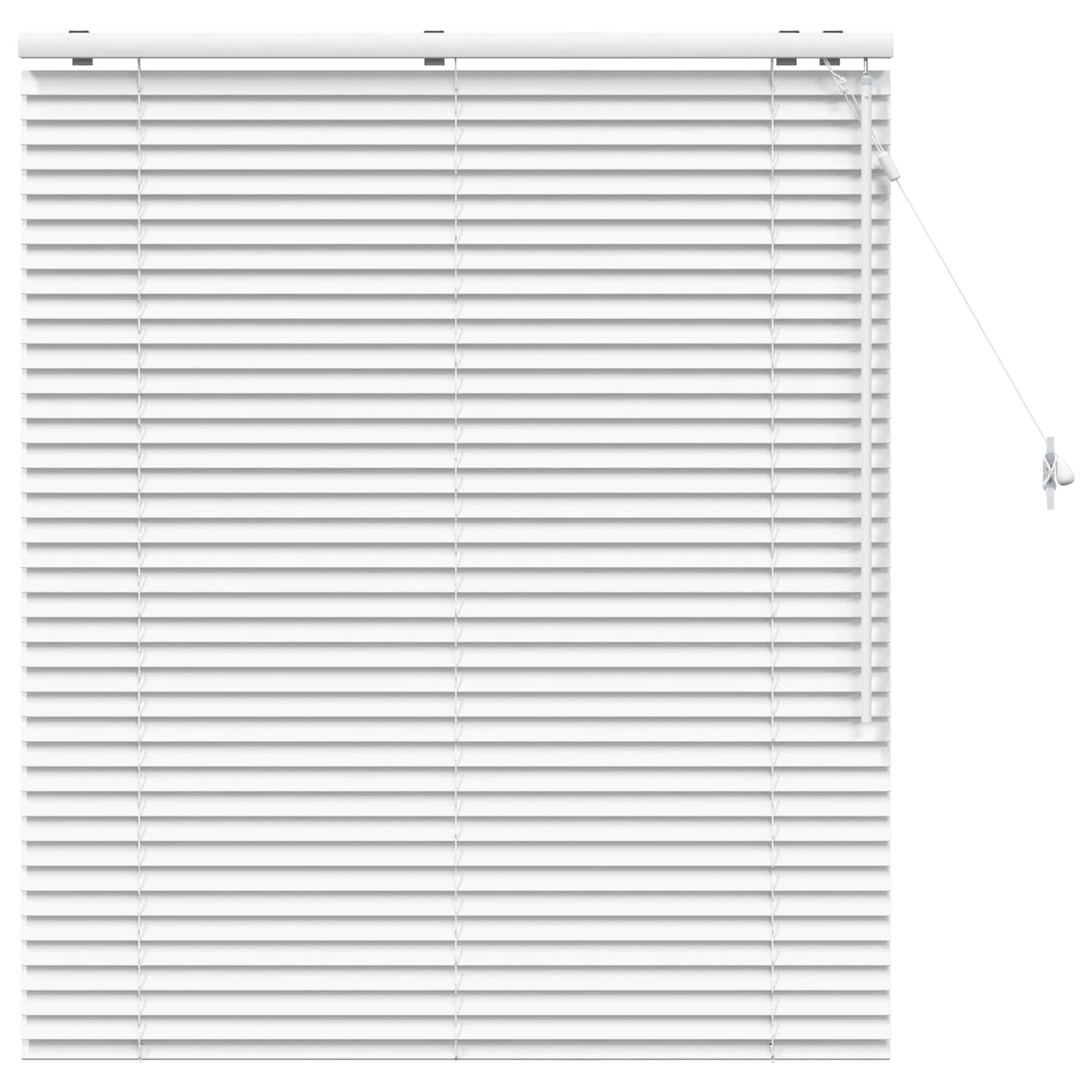 Venetian Blind White 100 x 130 cm 35 mm Solid Paulownia Wood