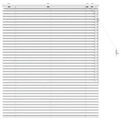 Venetian Blind White 110 x 130 cm 35 mm Solid Paulownia Wood