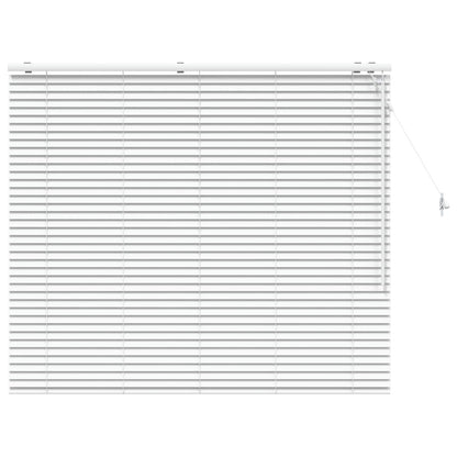 Venetian Blind White 145 x 130 cm 35 mm Solid Paulownia Wood